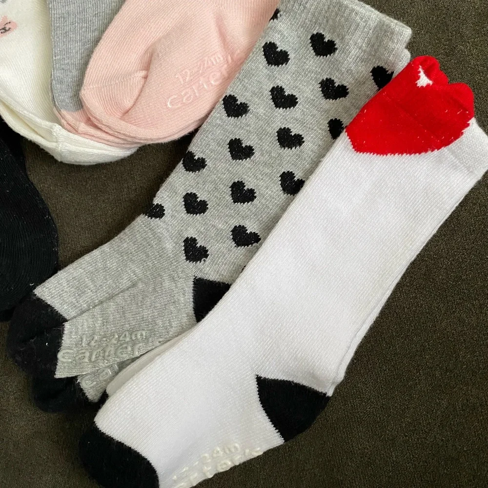 Carter's baby girl sock bundle